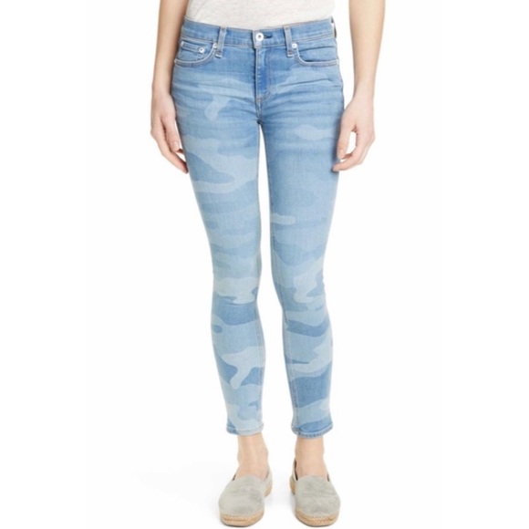 Rag & Bone Cate Mid Rise Faded Camo Jeans 26 - Picture 2 of 13